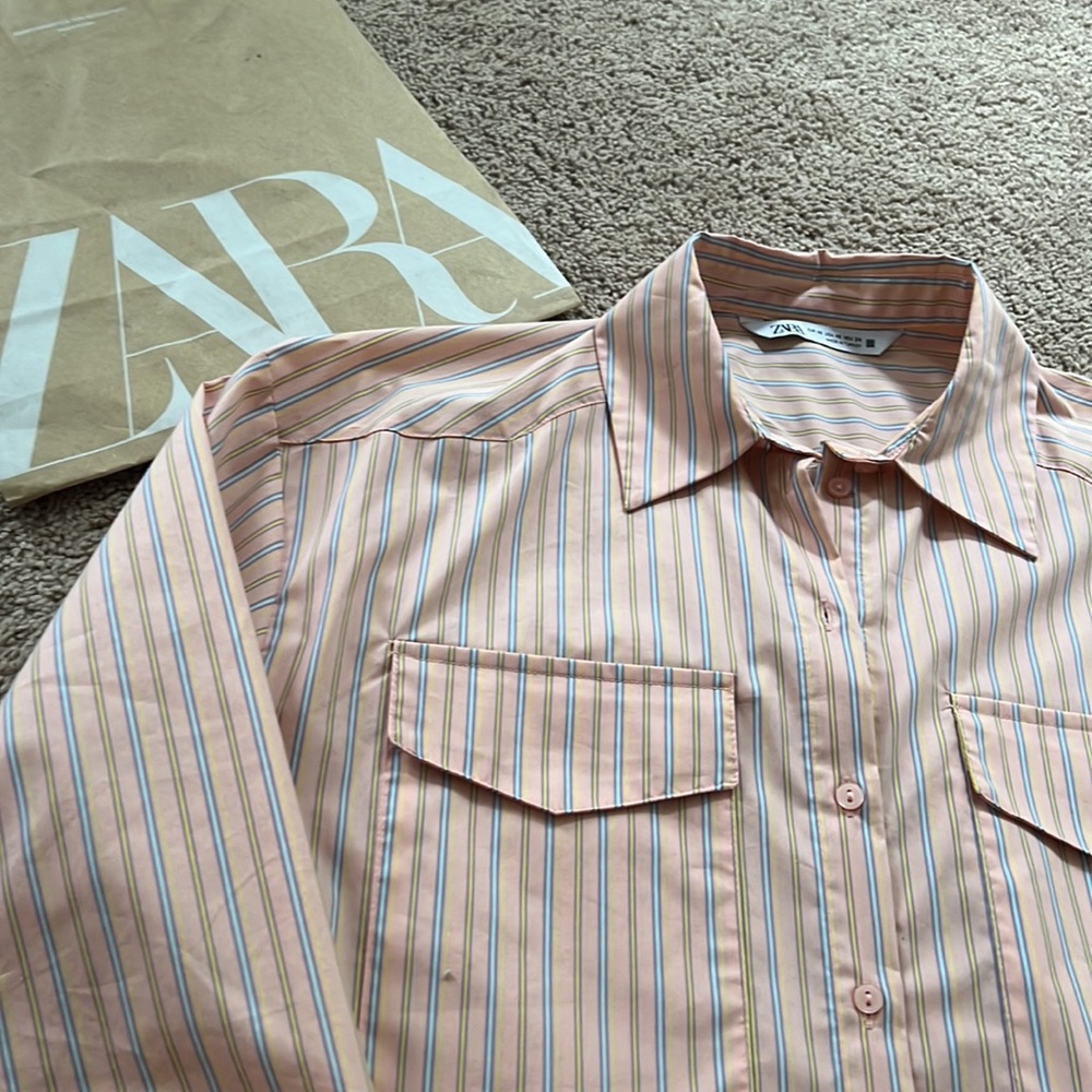 Zara oversized blouse size XS